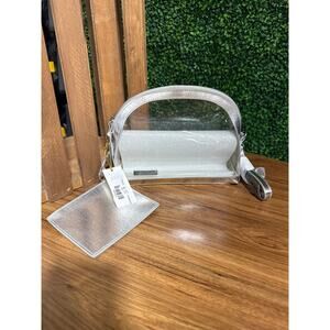 Capri Designs Clearly Half Moon Crossbody